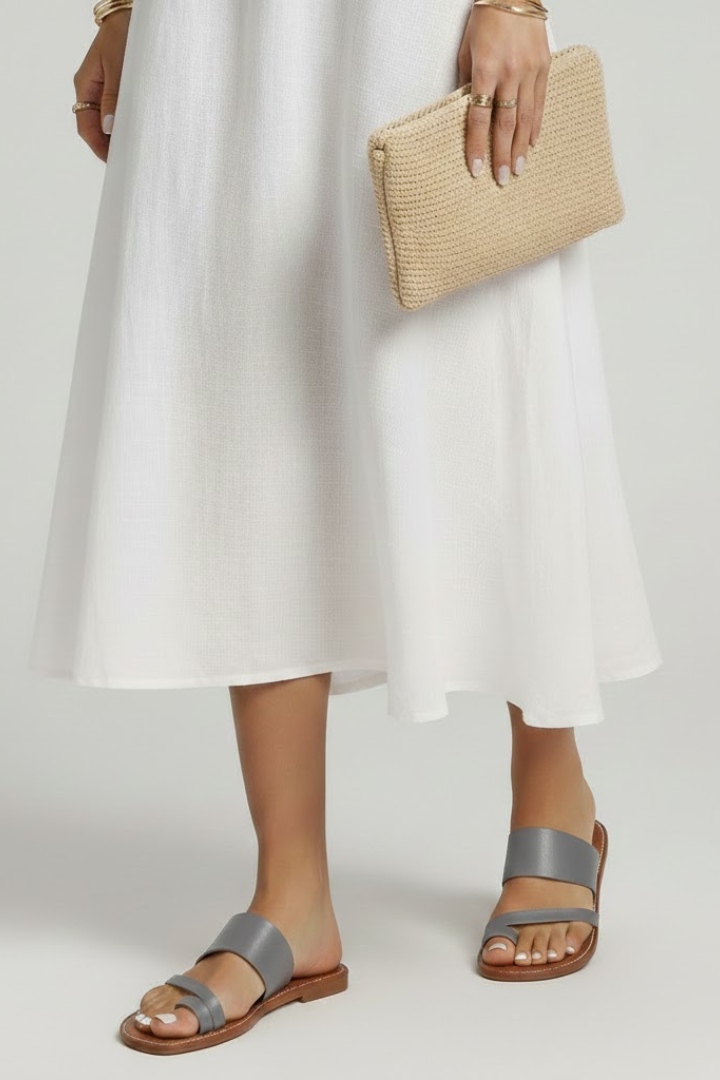 Arianna | Dames Slip-On Sandalen met Buckle Band