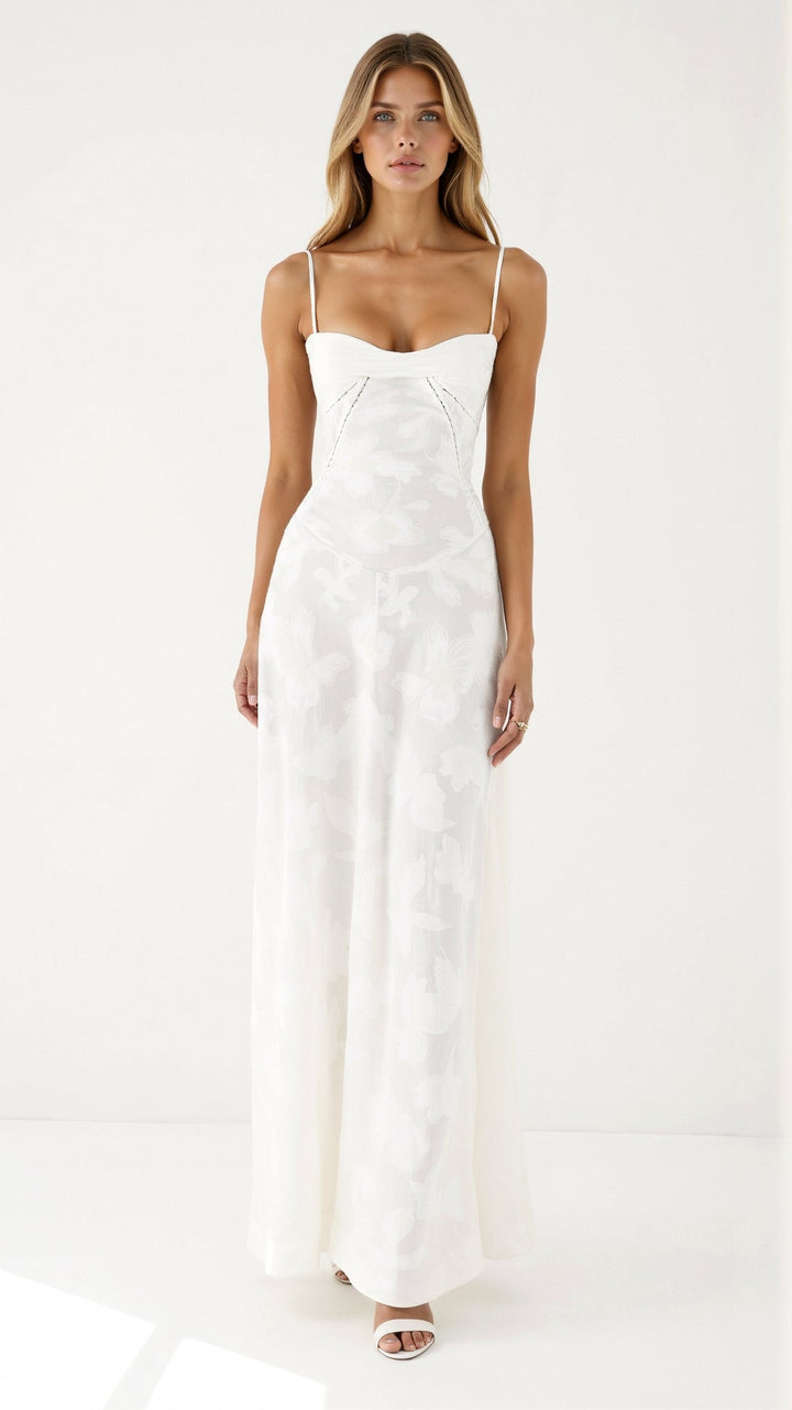 Grace | Dames Bruiloft Gast Jurk Bustier Maxi Jurk
