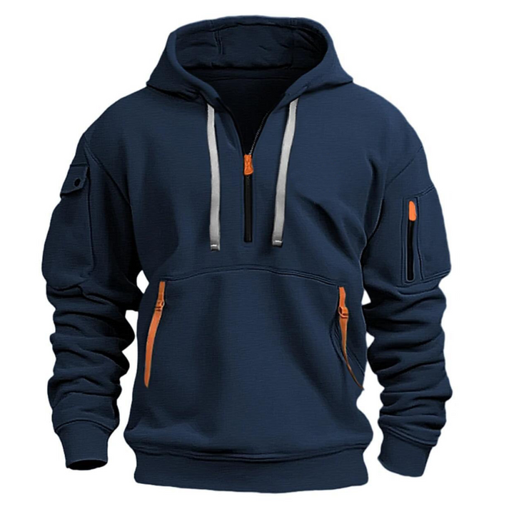 Donald | Heren Hoodie met Lange Mouwen en Utility Zakjes