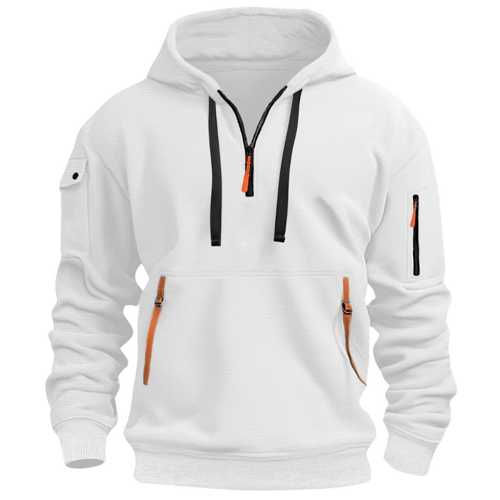 Donald | Heren Hoodie met Lange Mouwen en Utility Zakjes