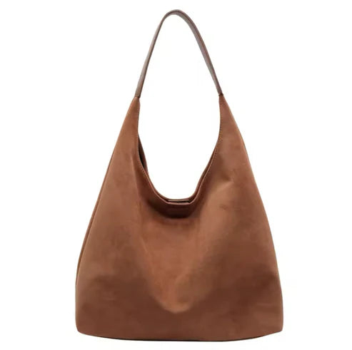 Lena | Dames Modieuze Suède Hobo Tas