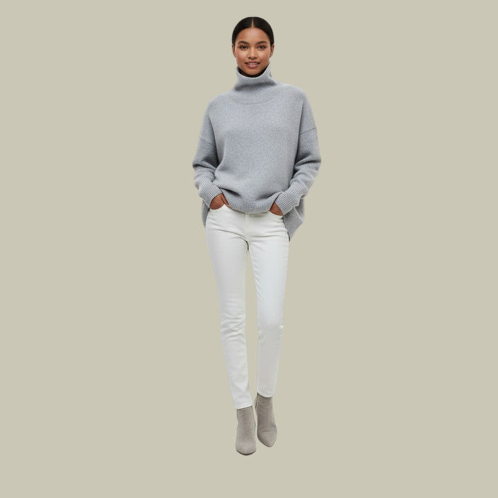 Madeline | Dames Warme Pullover Lange Mouw Gebreide Trui