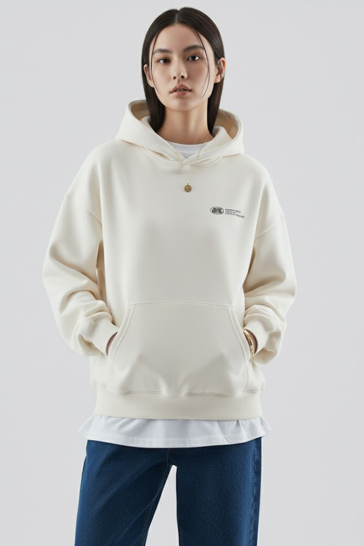 Alani | Dames Hoodie met Voorprint en Pullover-Design