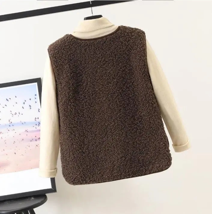Emma | Dames Cozy Mouwloos Gilet met Voorzakken