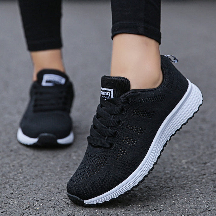 Kennedy | Dames Casual Wandelsneakers Met Veters