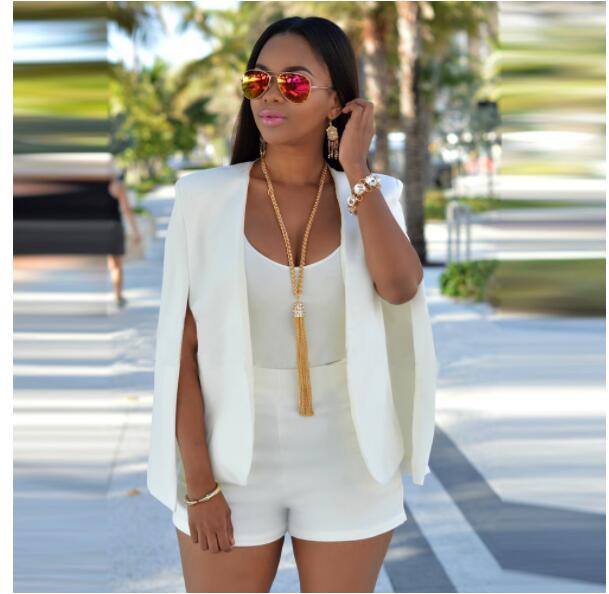 Natalie | Dames Cape Blazer met Open Mouwen