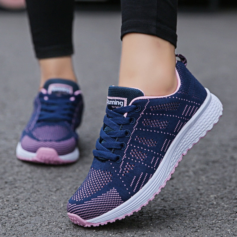 Kennedy | Dames Casual Wandelsneakers Met Veters