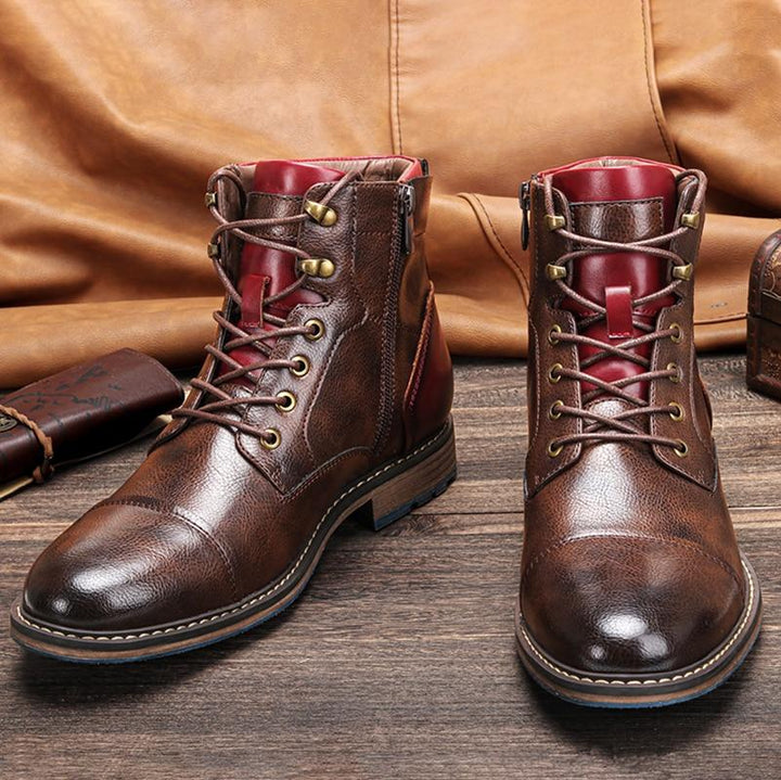 Jonah | Heren Klassieke Veters Combat Boots