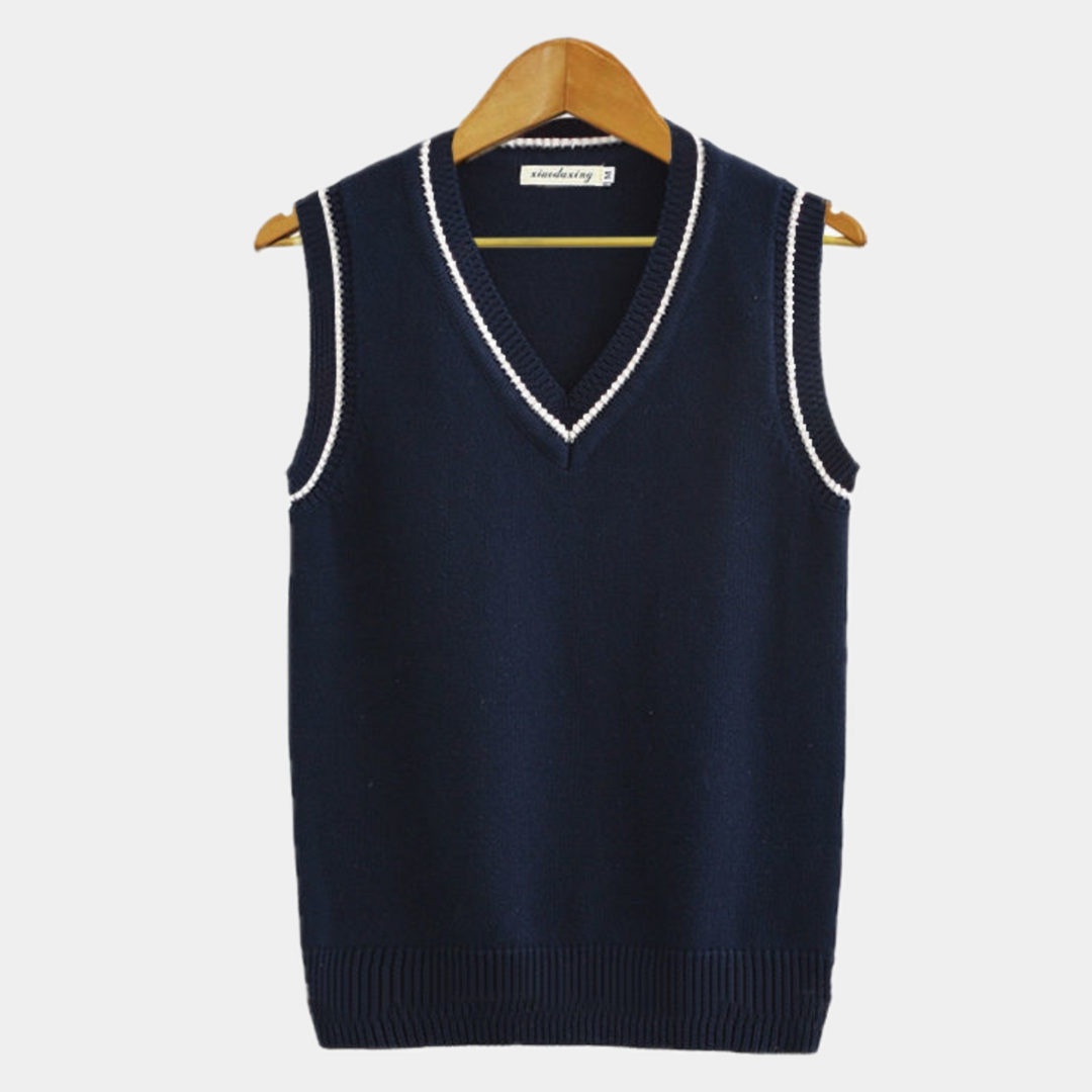 Davis | Heren Klassiek V-Hals Gebreid Sweater Vest