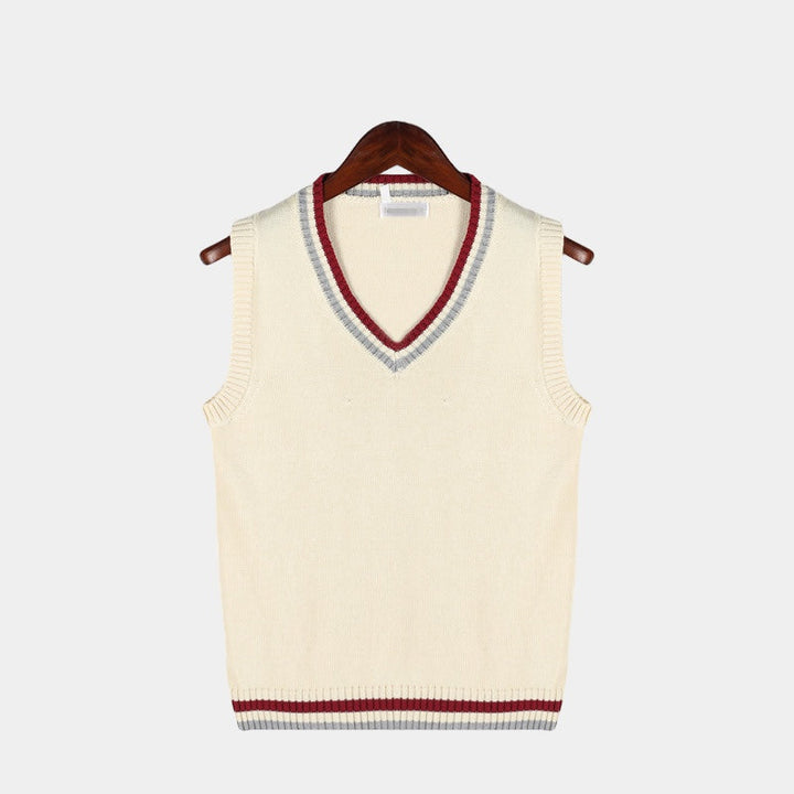 Davis | Heren Klassiek V-Hals Gebreid Sweater Vest