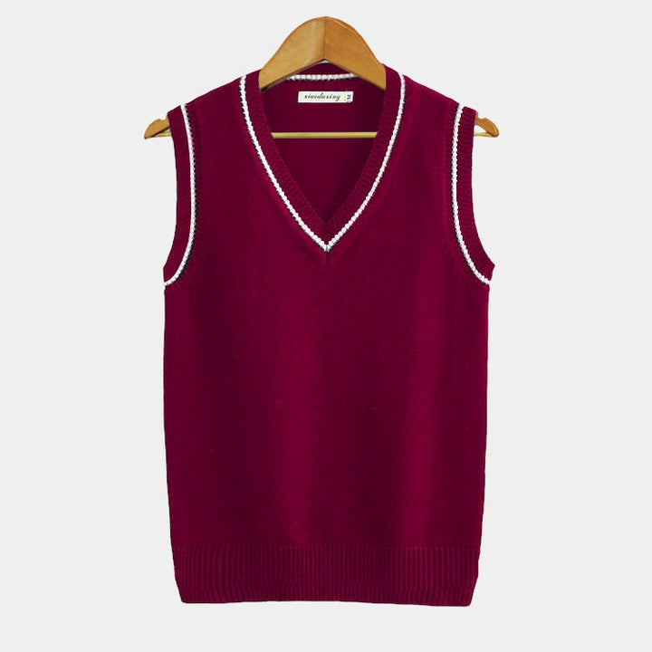 Davis | Heren Klassiek V-Hals Gebreid Sweater Vest