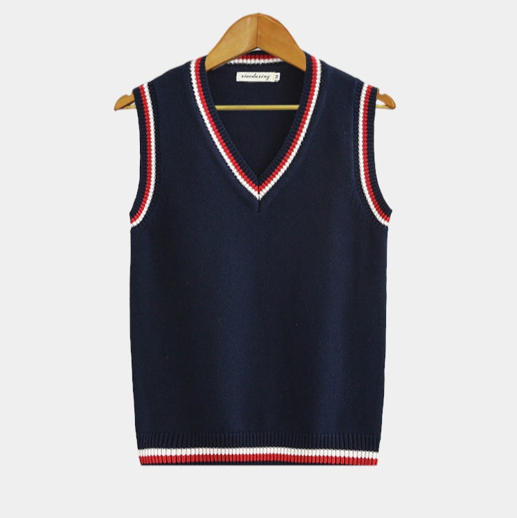 Davis | Heren Klassiek V-Hals Gebreid Sweater Vest