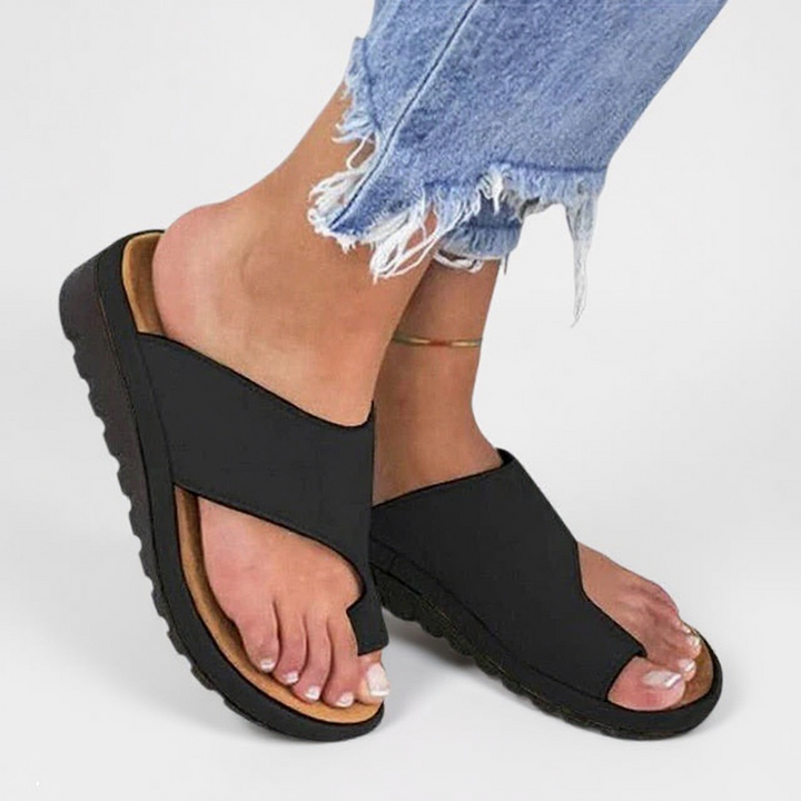 Nora | Dames Zomer Orthopedische Teensplit Sandalen