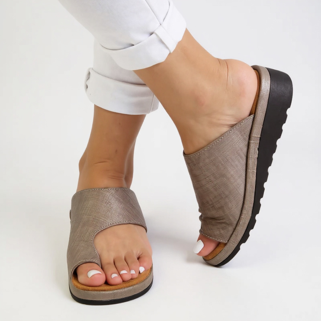 Nora | Dames Zomer Orthopedische Teensplit Sandalen