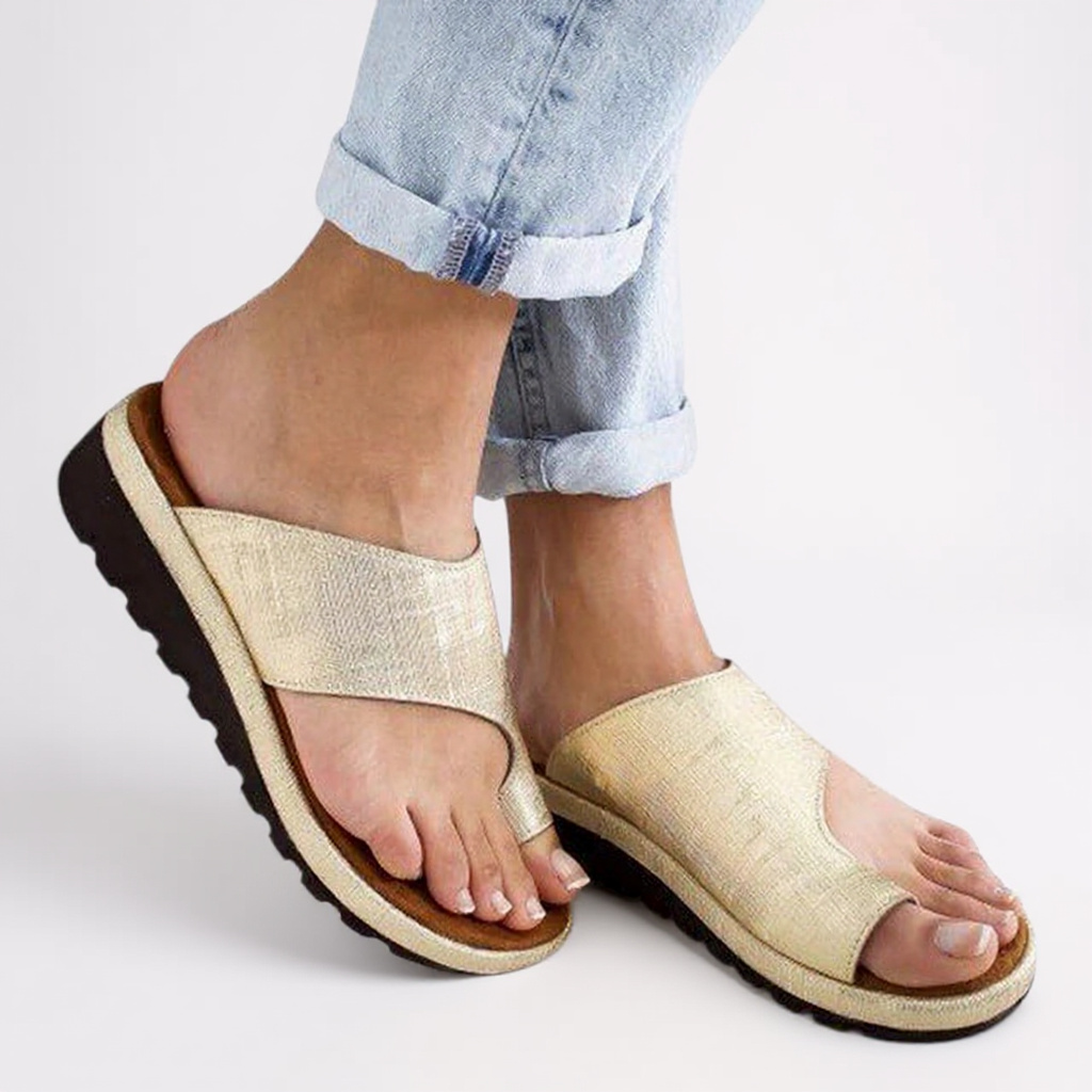 Nora | Dames Zomer Orthopedische Teensplit Sandalen