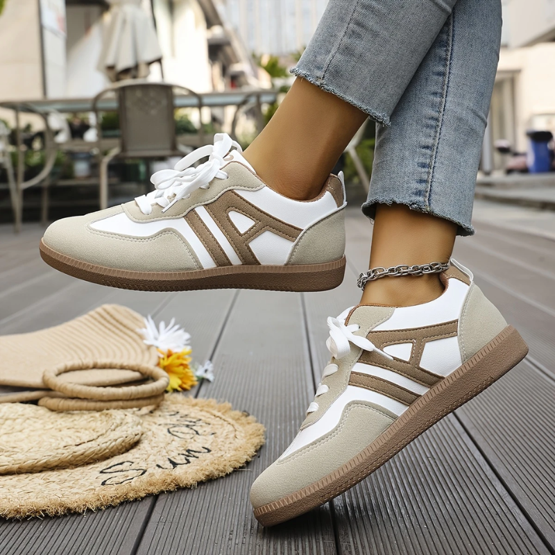 Emery | Dames Modieuze Sneakers met Veters