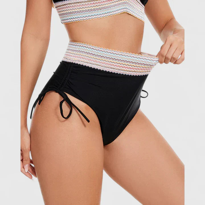 Faye | Dames Badpak met Hoge Elasticiteit en Cross-Front Design