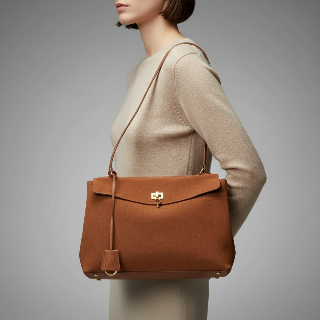 Anna | Dames Luxe Suède Schoudertas