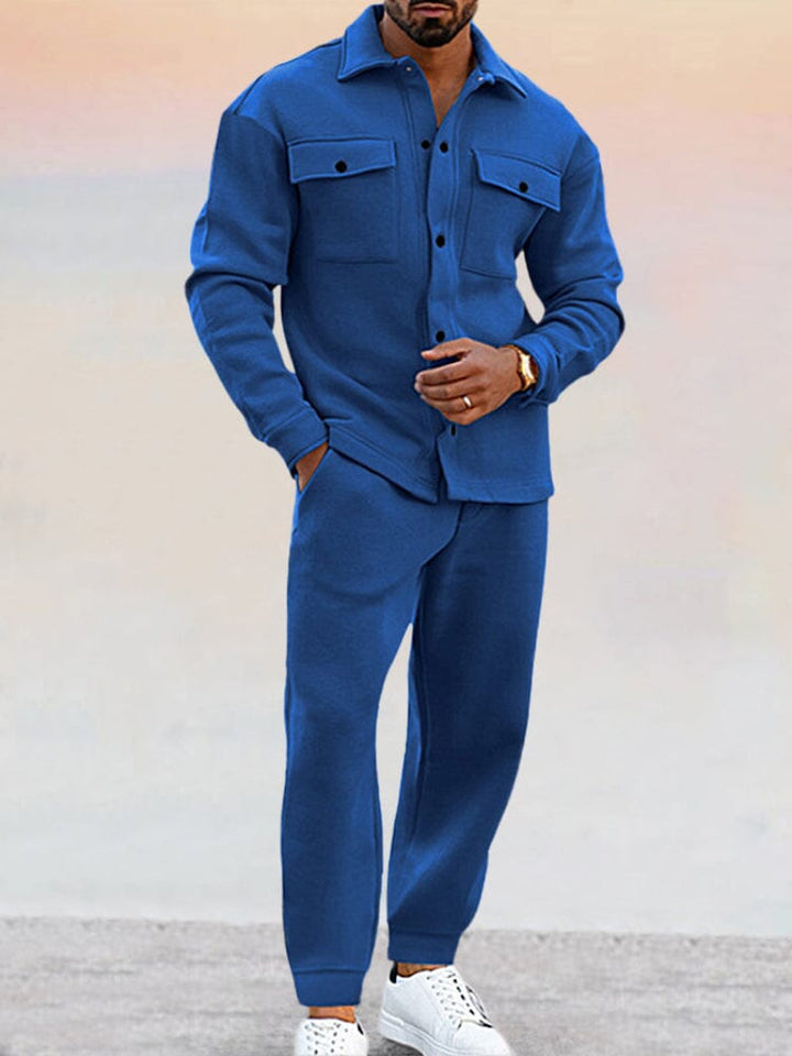 Stephen | Heren Casual Tweedelige Set met Relaxte Pasvorm