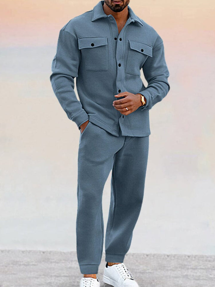 Stephen | Heren Casual Tweedelige Set met Relaxte Pasvorm