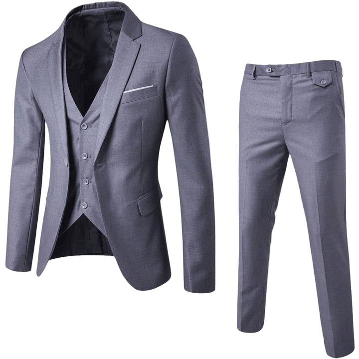 Franklin | Heren driedelig slim fit trouwpak
