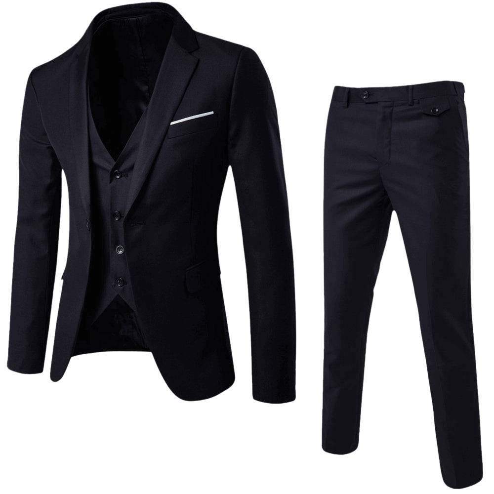 Franklin | Heren driedelig slim fit trouwpak