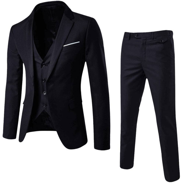 Franklin | Heren driedelig slim fit trouwpak