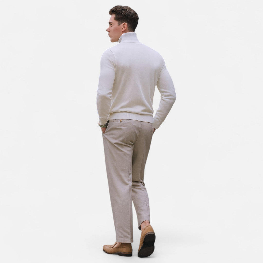 Ethan | Heren klassieke half-zip trui