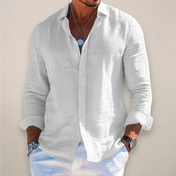 Jeffrey | Heren Casual Overhemd met Lange Mouwen