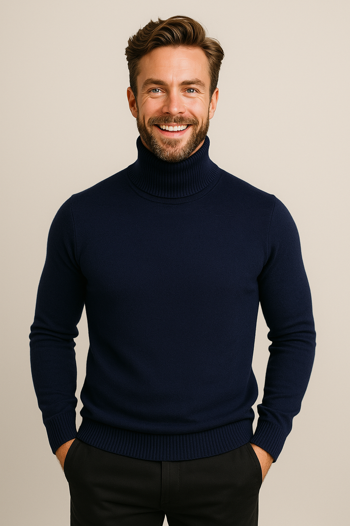 Zachary | Heren Lente Rollneck Pullover Trui