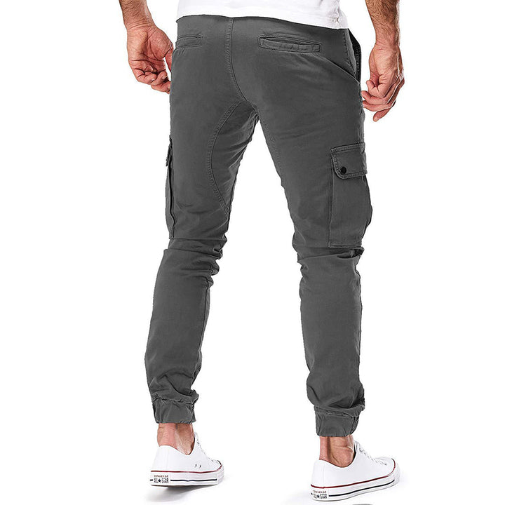 Asher | Heren Casual Cargo Broek met Zakken