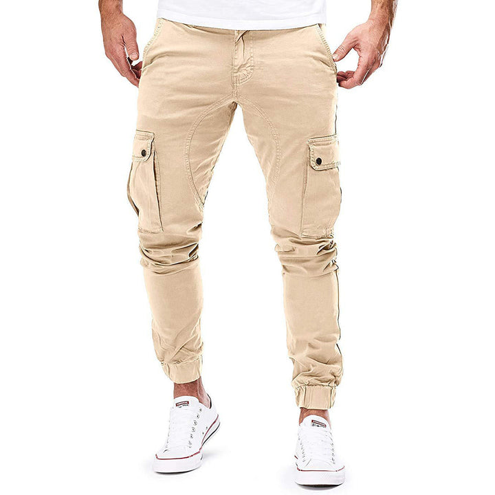 Asher | Heren Casual Cargo Broek met Zakken