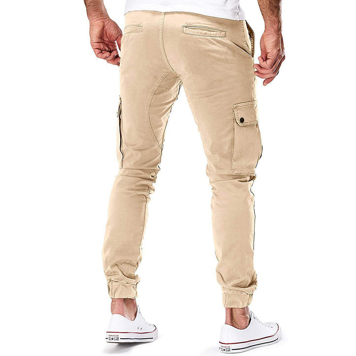 Asher | Heren Casual Cargo Broek met Zakken