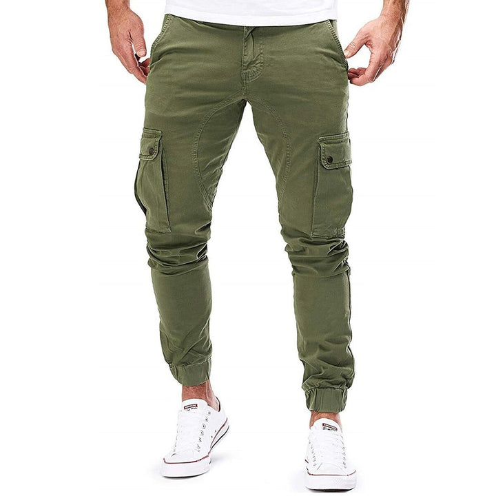 Asher | Heren Casual Cargo Broek met Zakken