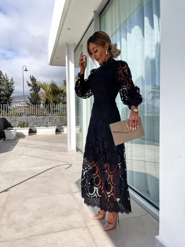 Eva | Women Elegant Long Sleeve Party Dress