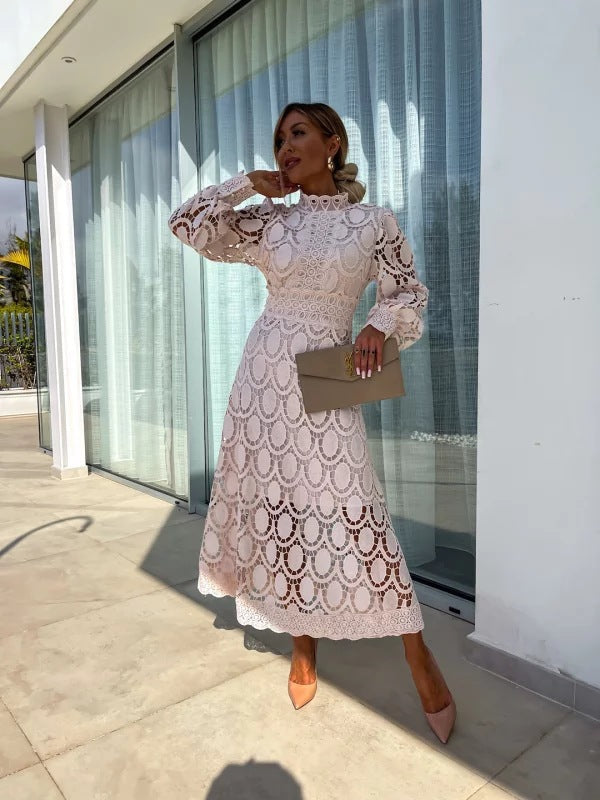 Eva | Women Elegant Long Sleeve Party Dress