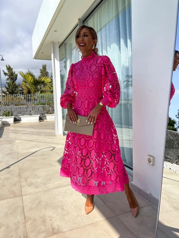 Eva | Women Elegant Long Sleeve Party Dress