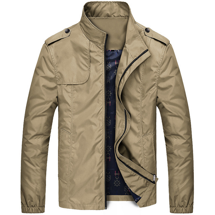 Troy | Heren Trendy Casual Jack met Opstaande Kraag
