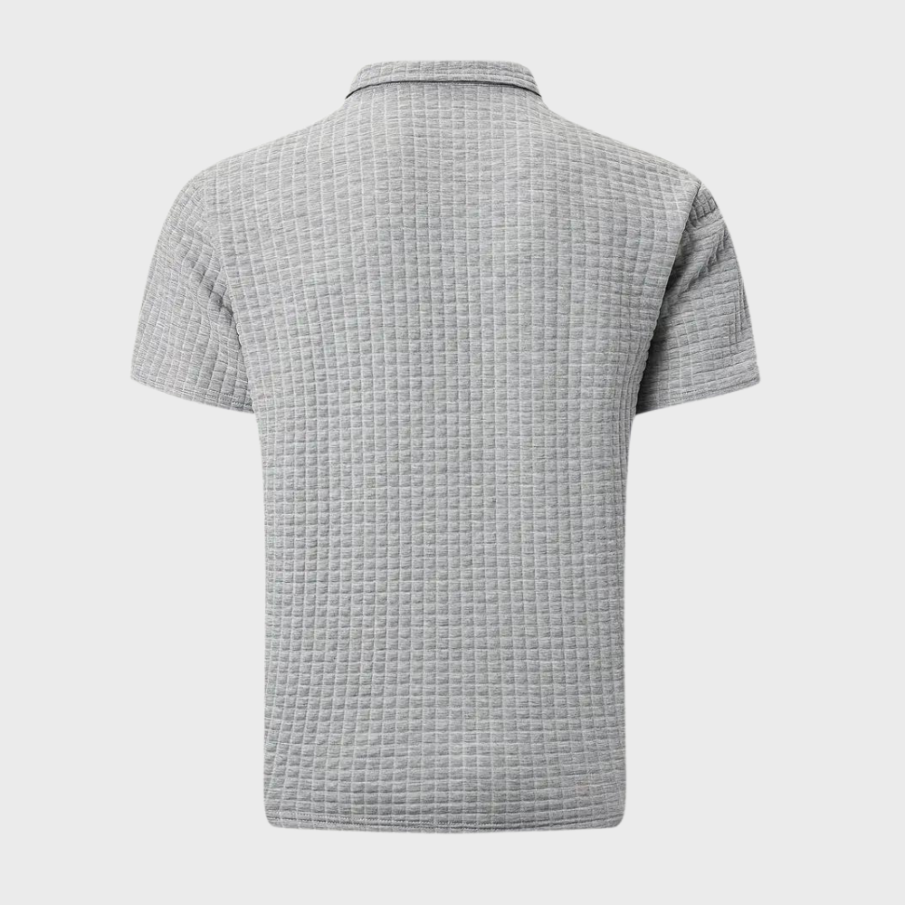 Albert | Heren Casual Contrast Detail Slim Fit Shirt