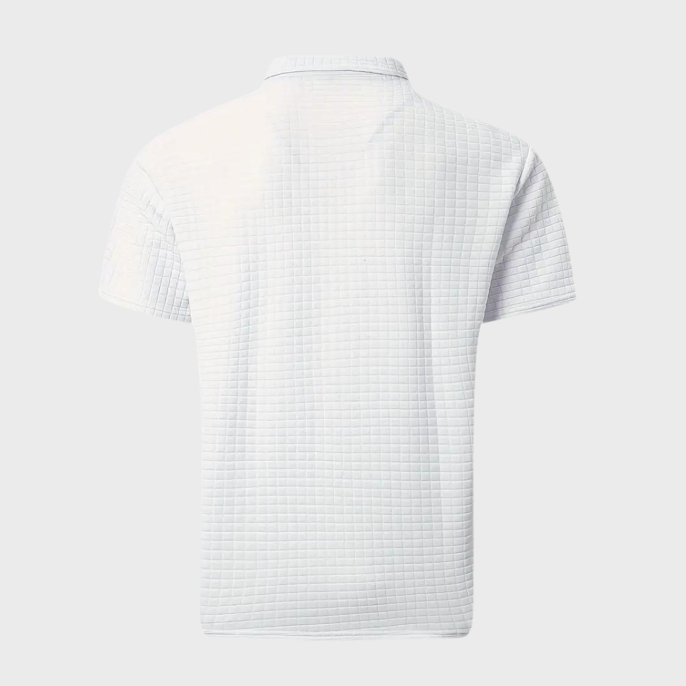 Albert | Heren Casual Contrast Detail Slim Fit Shirt