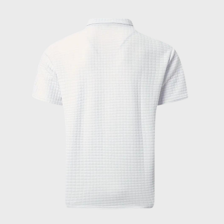Albert | Heren Casual Contrast Detail Slim Fit Shirt