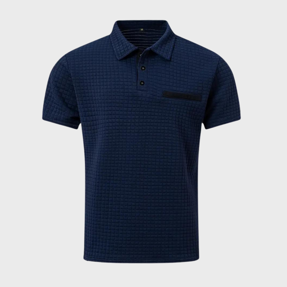 Albert | Heren Casual Contrast Detail Slim Fit Shirt