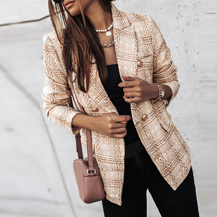 Bella | Dames Elegante Double-Breasted Blazer