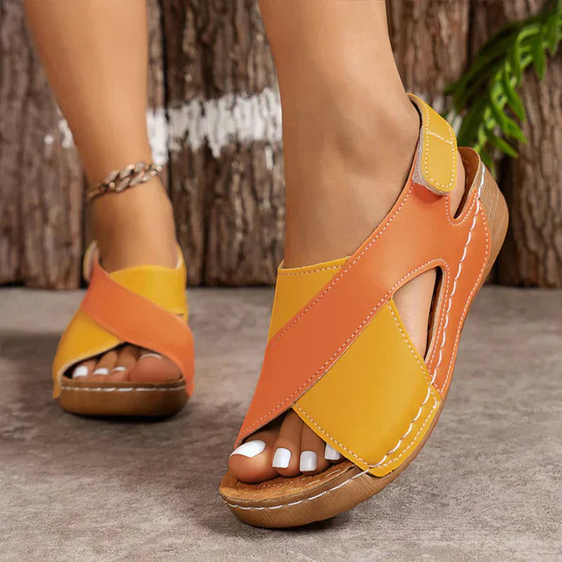 Kendra | Dames Orthopedische Sandalen Met Kruisbandjes