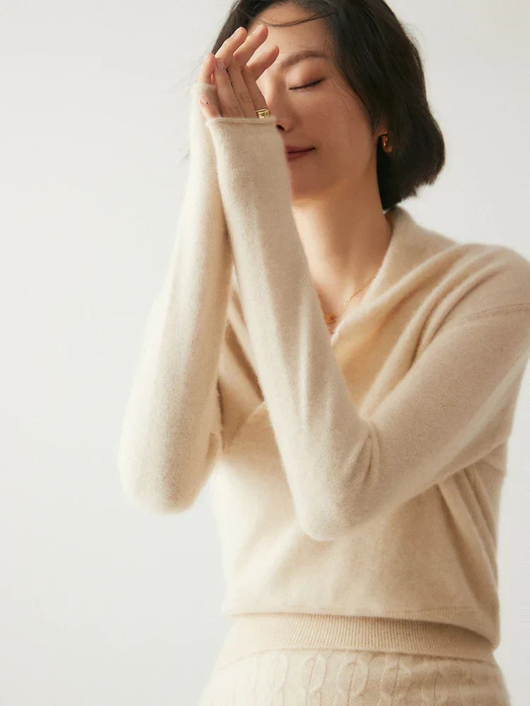 Elsa | Dames Elegante Wikkel- en Overslag Chic Trui