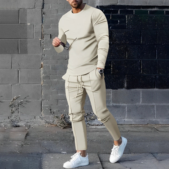 Asher | Heren Tweedelige Jogger Set met Tapered Pijpen