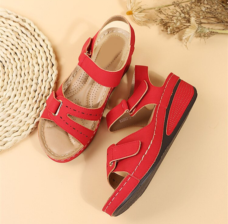 Jane | Dames Orthopedische Sandalen Met Bandjes En Plateau