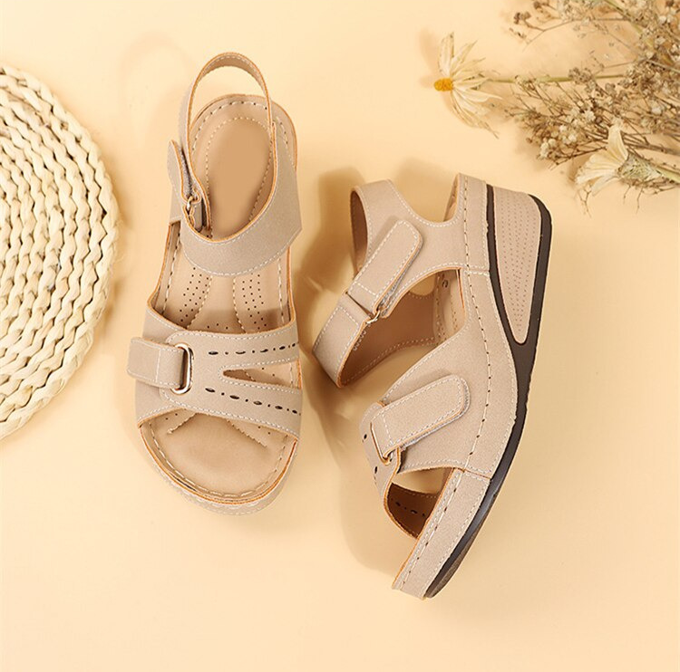 Jane | Dames Orthopedische Sandalen Met Bandjes En Plateau