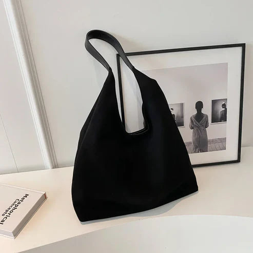 Lena | Dames Modieuze Suède Hobo Tas
