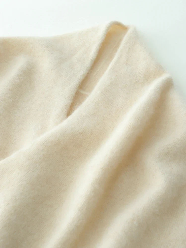 Elsa | Dames Elegante Wikkel- en Overslag Chic Trui